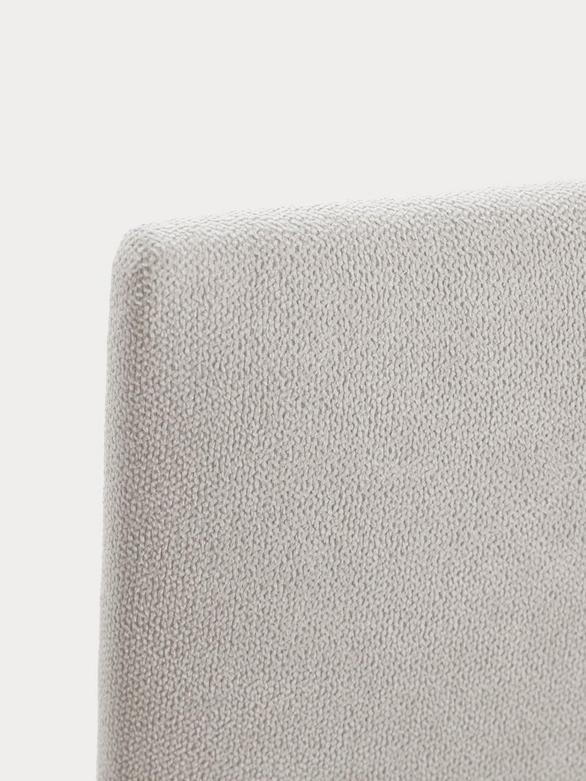 KOPFTEIL Ilan Grau 197 cm x 52 cm - Grau, Textil (197/52/3cm) - Kenay Home