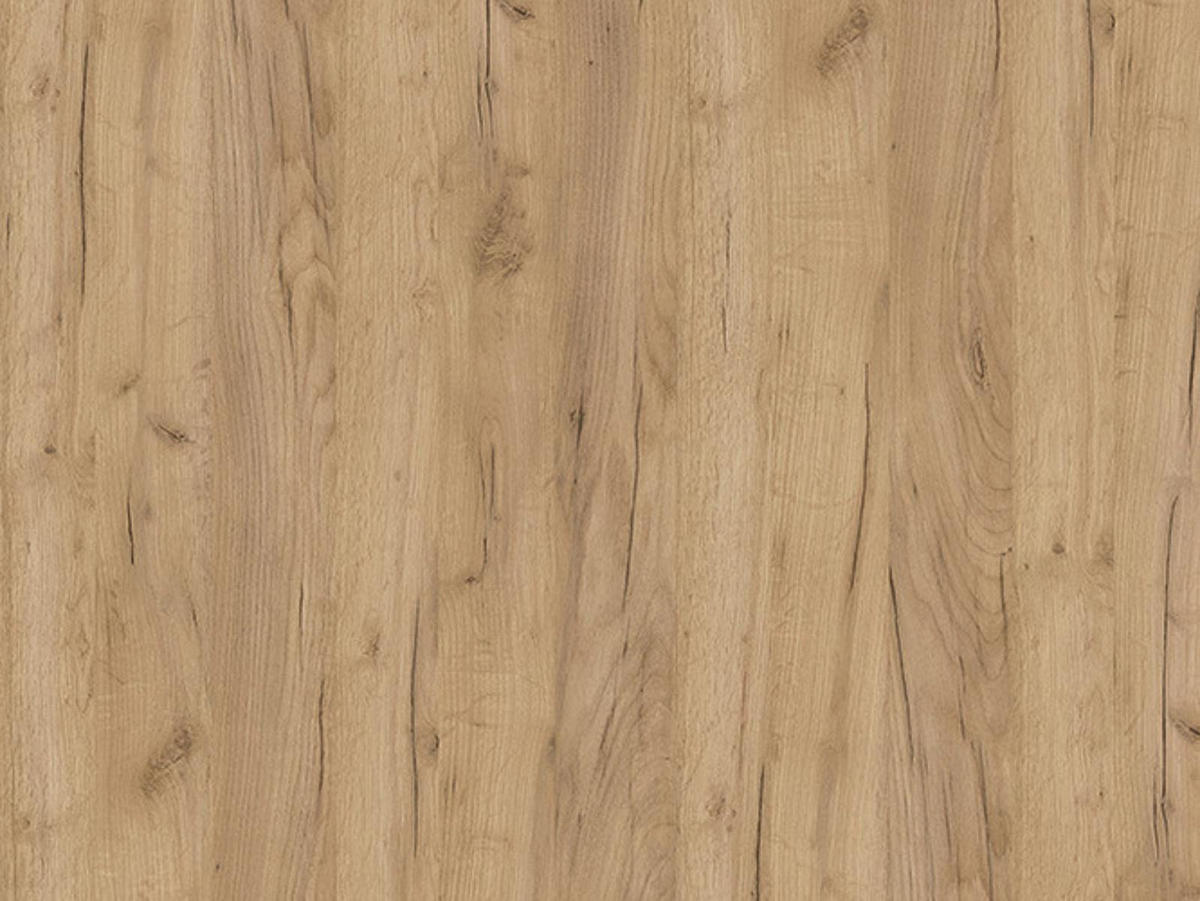 ESSTISCH mit geriffelter Front 100-180 DAST Eiche craft/ Schwarz - Eichefarben, Holzwerkstoff (100/100/77cm) - Compleo24