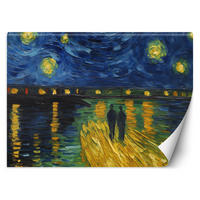 FOTOTAPETE, Sternennacht über der Rhone - V. van Gogh - Multicolor, Papier (350/1cm) - Feeby
