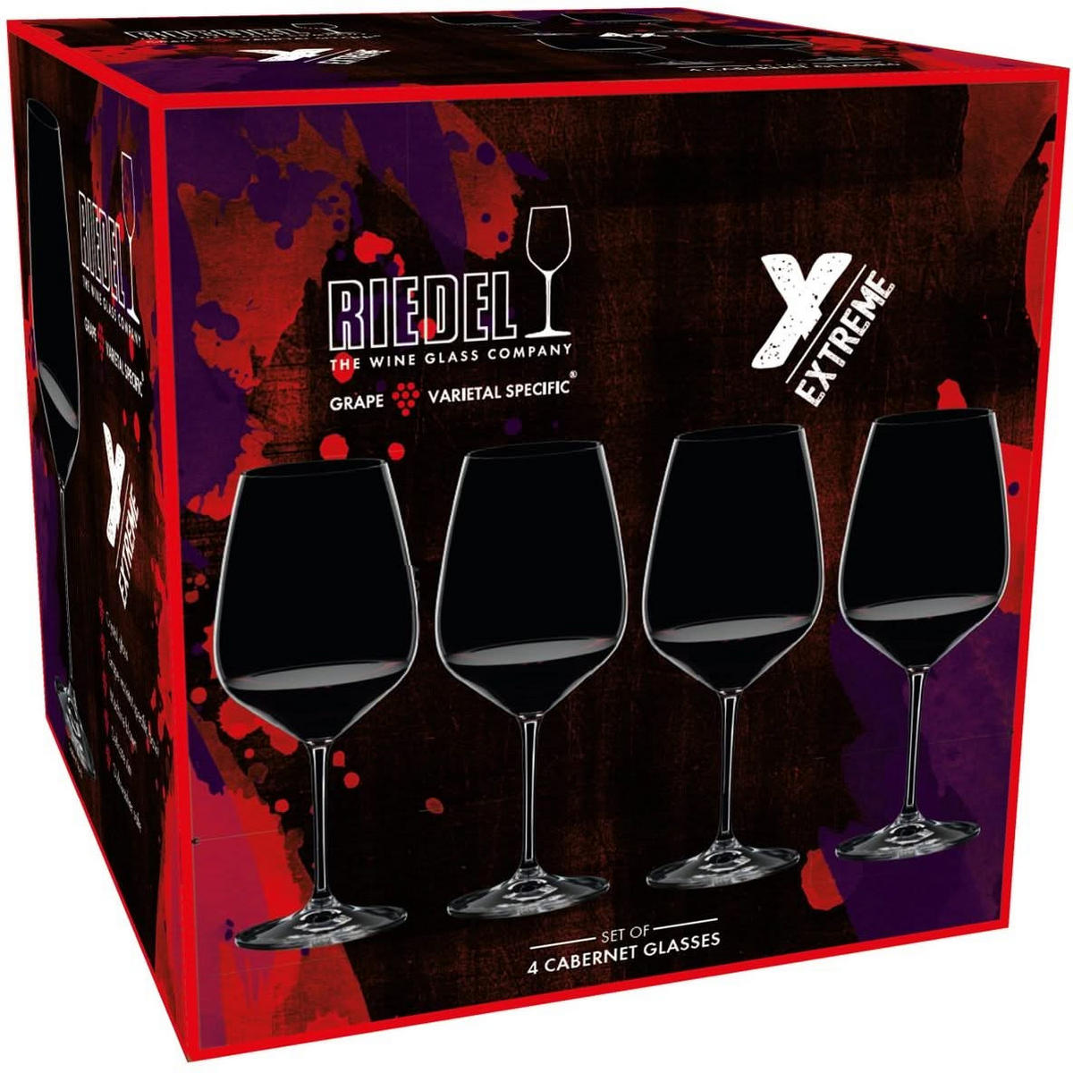 ROTWEINGLAS Extreme Cabernet, Hochwertiges Glas, 800 ml - Transparent, Glas (0.8L) - Riedel