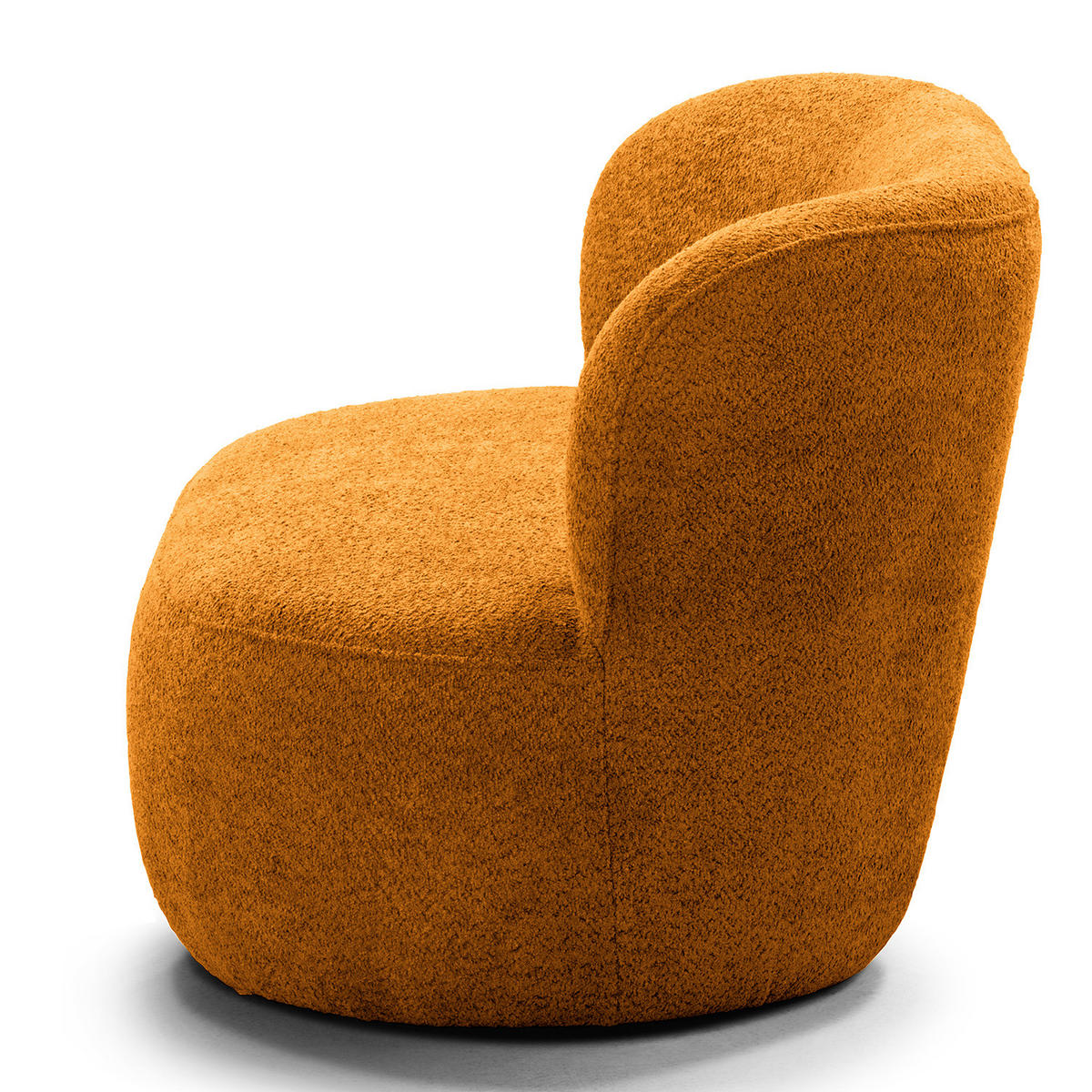 1,5-SITZER SOFA - Gelb/Schwarz, Kunststoff/Textil (134/75/84cm) - home24