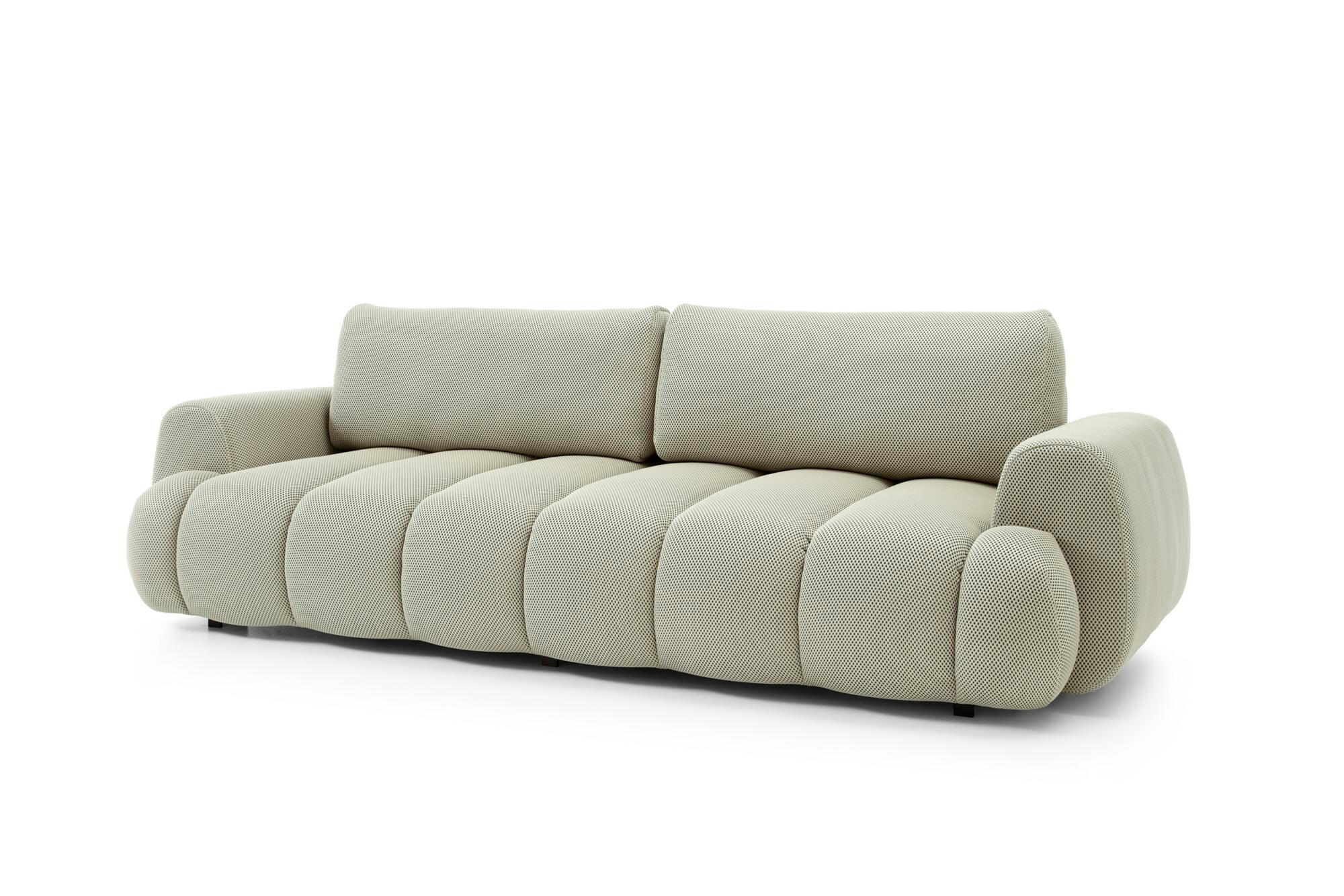 SOFA PASSO Grün 263x110x81 cm - Grün, Textil (263/81/110cm) - FURNLUX