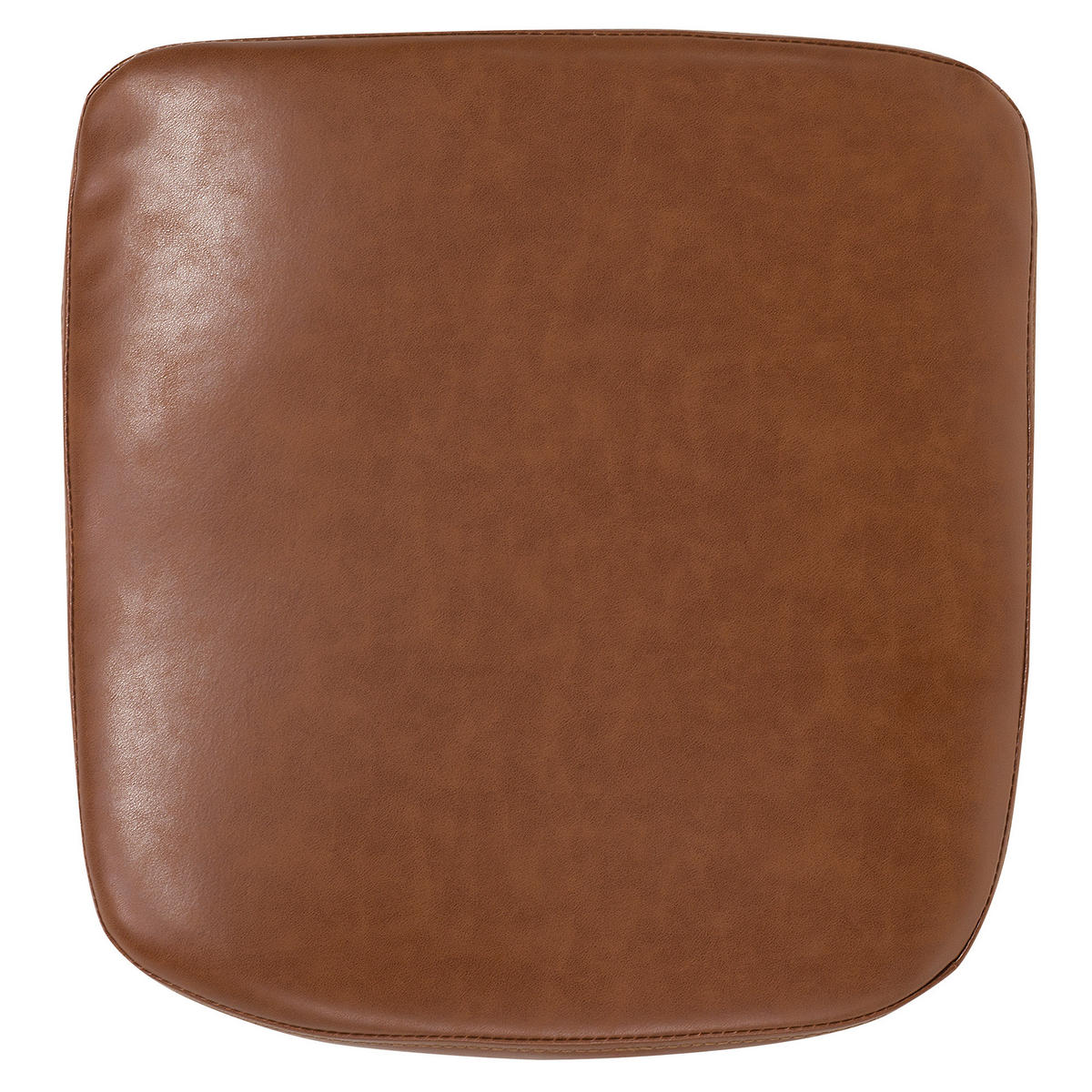 ESSZIMMERSTUHL Kunstleder Goldbraun Yorkville - Braun, Holz/Textil (56/82/46cm) - Beliani