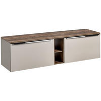 WASCHBECKENSCHRANK Puebla-56 - Beige, Holzwerkstoff (180/49/46cm) - Lomado