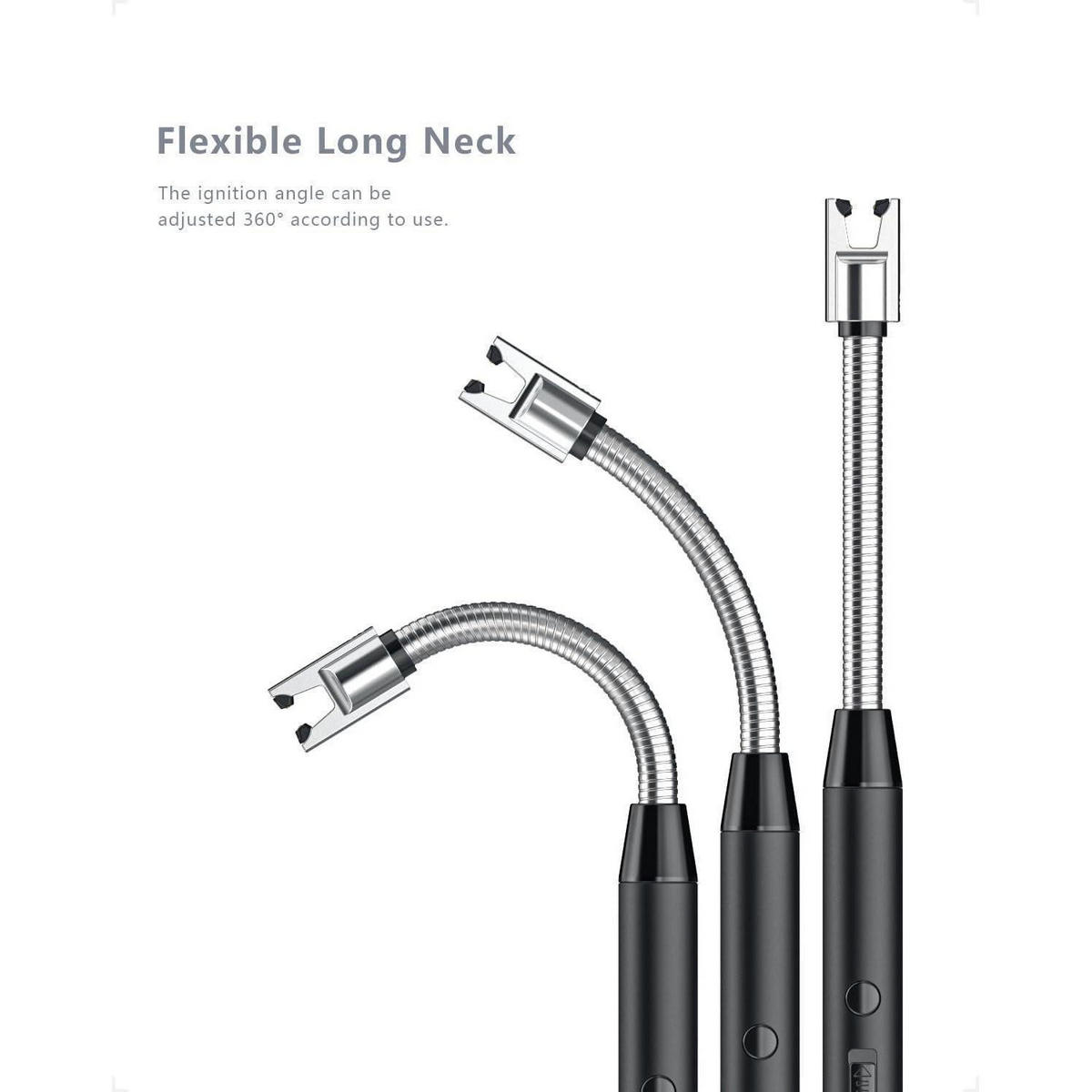 STABFEUERZEUG 2-teiliges Set Lichtbogen USB C Aufladbar - Multicolor, Metall (1.5/1.5/25.5cm)