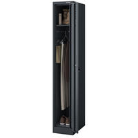 UMKLEIDESCHRANK Spind KACPER 1 Abteil 180x30x50cm Anthrazit - Anthrazit, Metall (30/180/50cm) - Jan Nowak