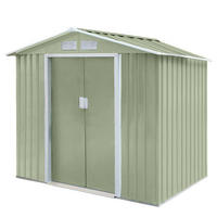 GERÄTEHAUS S100 Metall Grün - Grün, Metall (127/185/213cm) - HATTORO