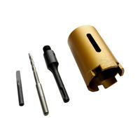 STEINBOHRER Diamant, 82mm, SDS Plus, Dosenbohrer - Goldfarben, Metall (30/8.2/1cm) - BONI-SHOP
