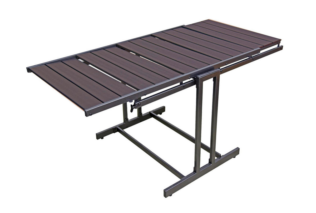 PFLANZENREGAL Tina Braun Kunststoff Blumenregal - Braun, Kunststoff (79.5/65.5/130cm) - DELUKE