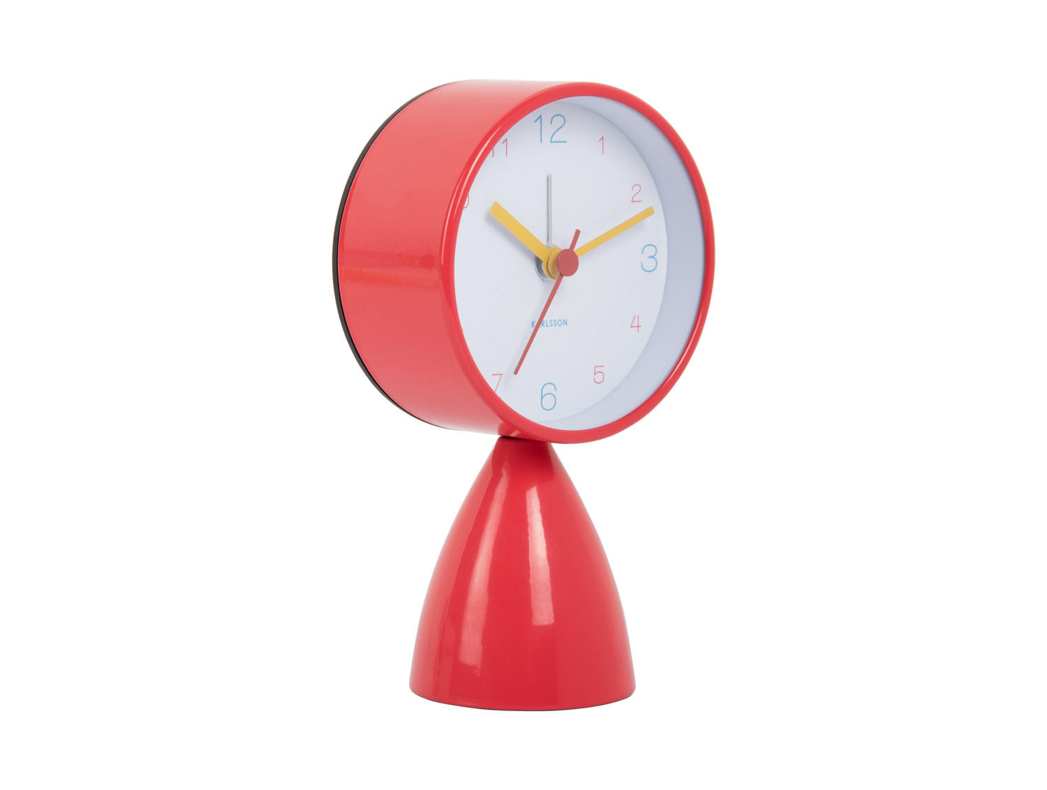 WECKER Funky Vibes 4/7/13 cm - Rot, Metall (7/13/4cm) - Karlsson