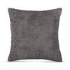 KISSENHÜLLE Chenille Cross 60 cm x 60 cm in Silber - Grau, Textil (60/60cm) - Bestlivings