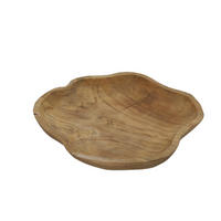 DEKO-TABLETT aus Teakholz Braun 35/35/4 cm - Braun, Holz (35/4/35cm) - Home Styling Collection