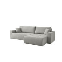 ECKSOFA Armari Mit Schlaffunktion - Grau, Holzwerkstoff/Textil (154/277cm) - Fun Möbel