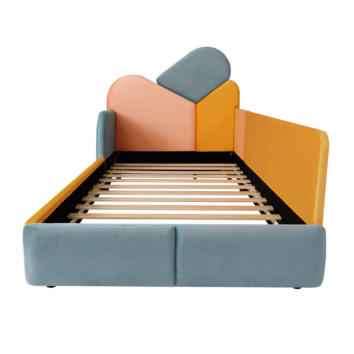 POLSTERBETT 90/200 cm DE-32709 mit weicher Polsterung Mehrfarbig - Multicolor, Holzwerkstoff (90/200cm) - ComfortXL