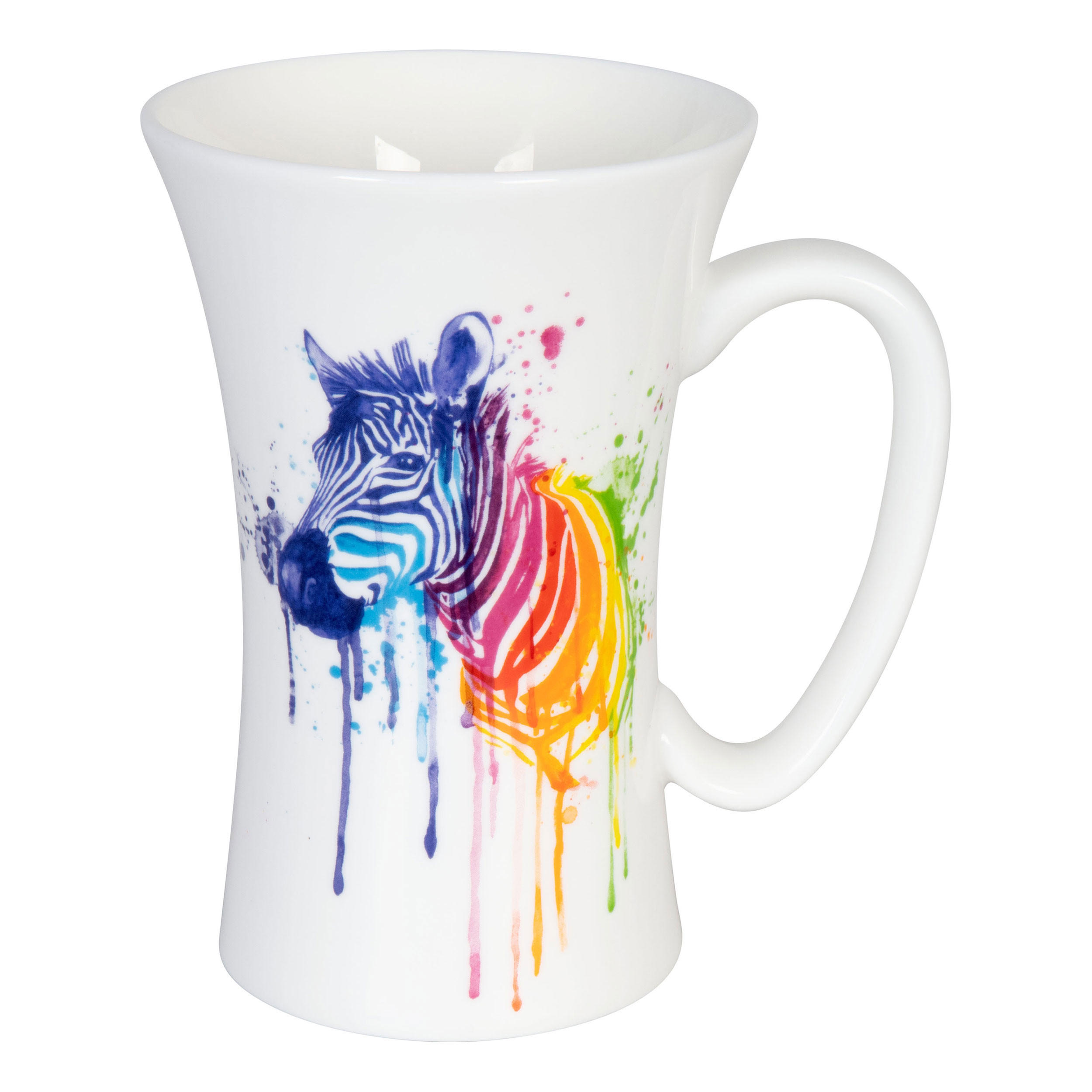 MEGA MUG Design Watercoloured Aninmals Zebra - Naturfarben, Keramik (0.51L) - Könitz
