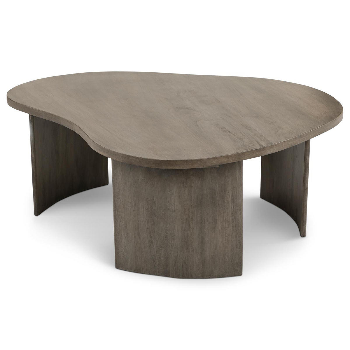 COUCHTISCH CALUA grau - Grau, Holz (90/104/40cm) - IDIMEX