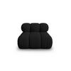 MODUL Bellis aus 3D-Stoff schwarz - Schwarz, Textil (94/70/94cm) - Micadoni