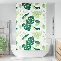 DUSCHVORHANG für Dusche Stoff Breite 140 x 240 cm - Weiß, Kunststoff (140/240cm) - MCBOSON