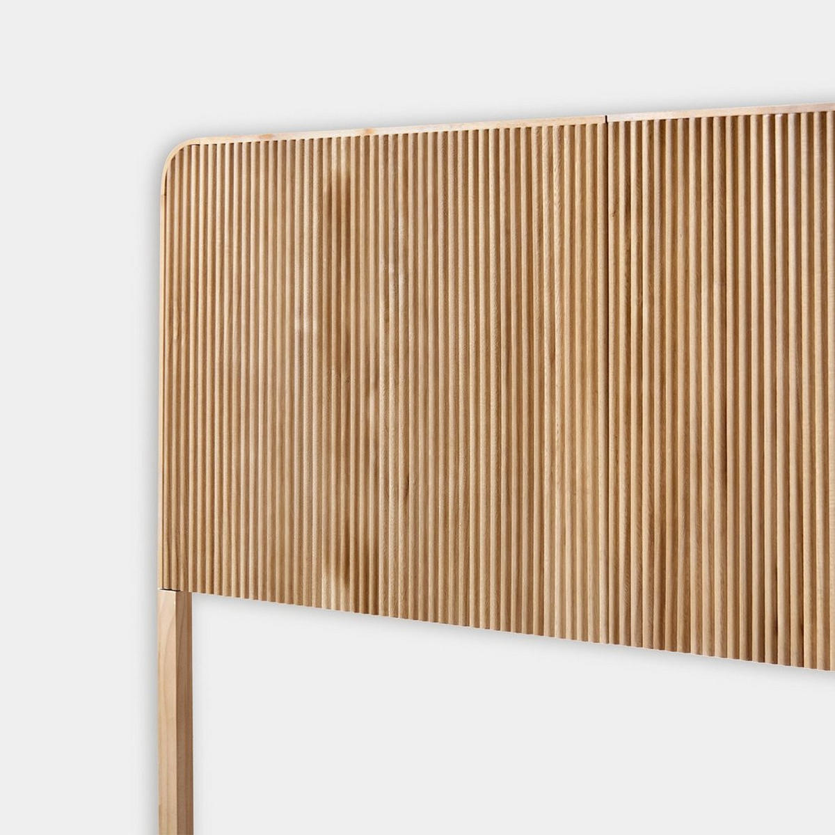 KOPFTEIL DOPPELTES Onni Natürlich 164 cm x 108 cm - Naturfarben, Holz (164/3cm) - Klast Home