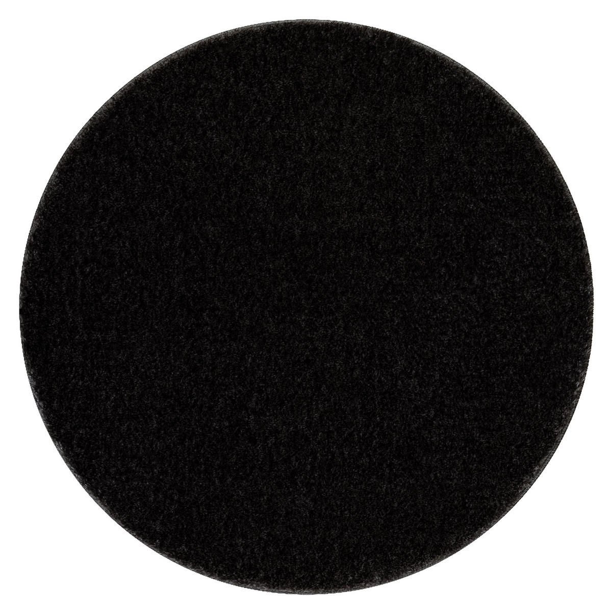 BADTEPPICH SANTA Kreis 100 cm - Schwarz, Textil (100/100cm) - rugsX