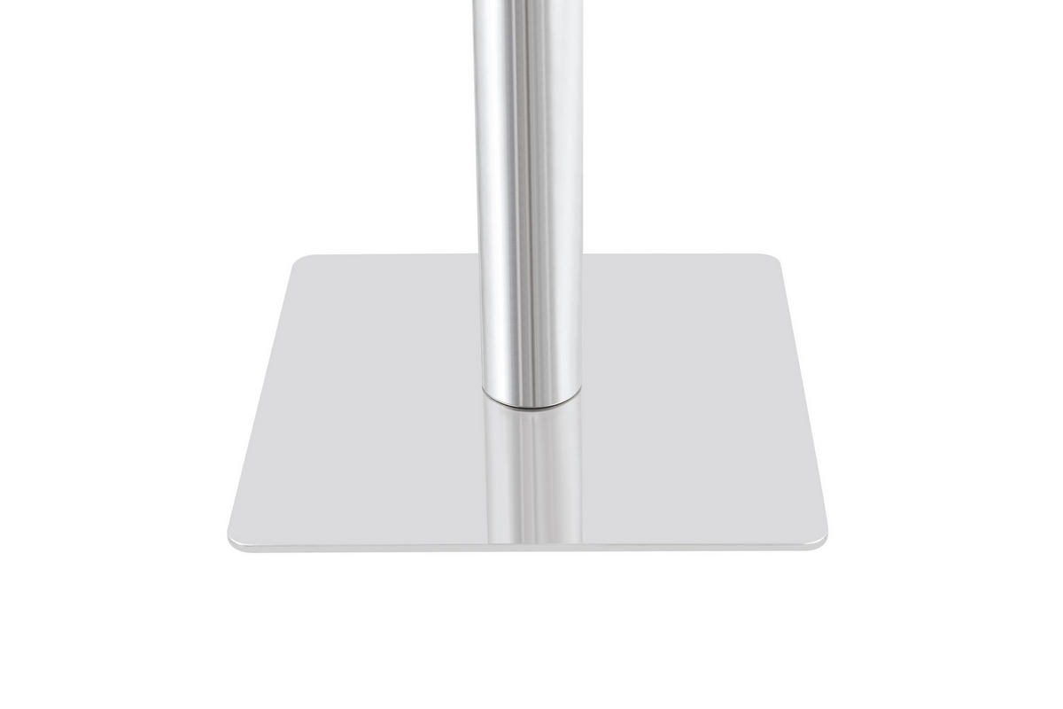 BARTISCH 60/60/74 cm mit Marmor-Optik DE-40028 Blau - Blau, Metall (60/60/74cm) - ComfortXL