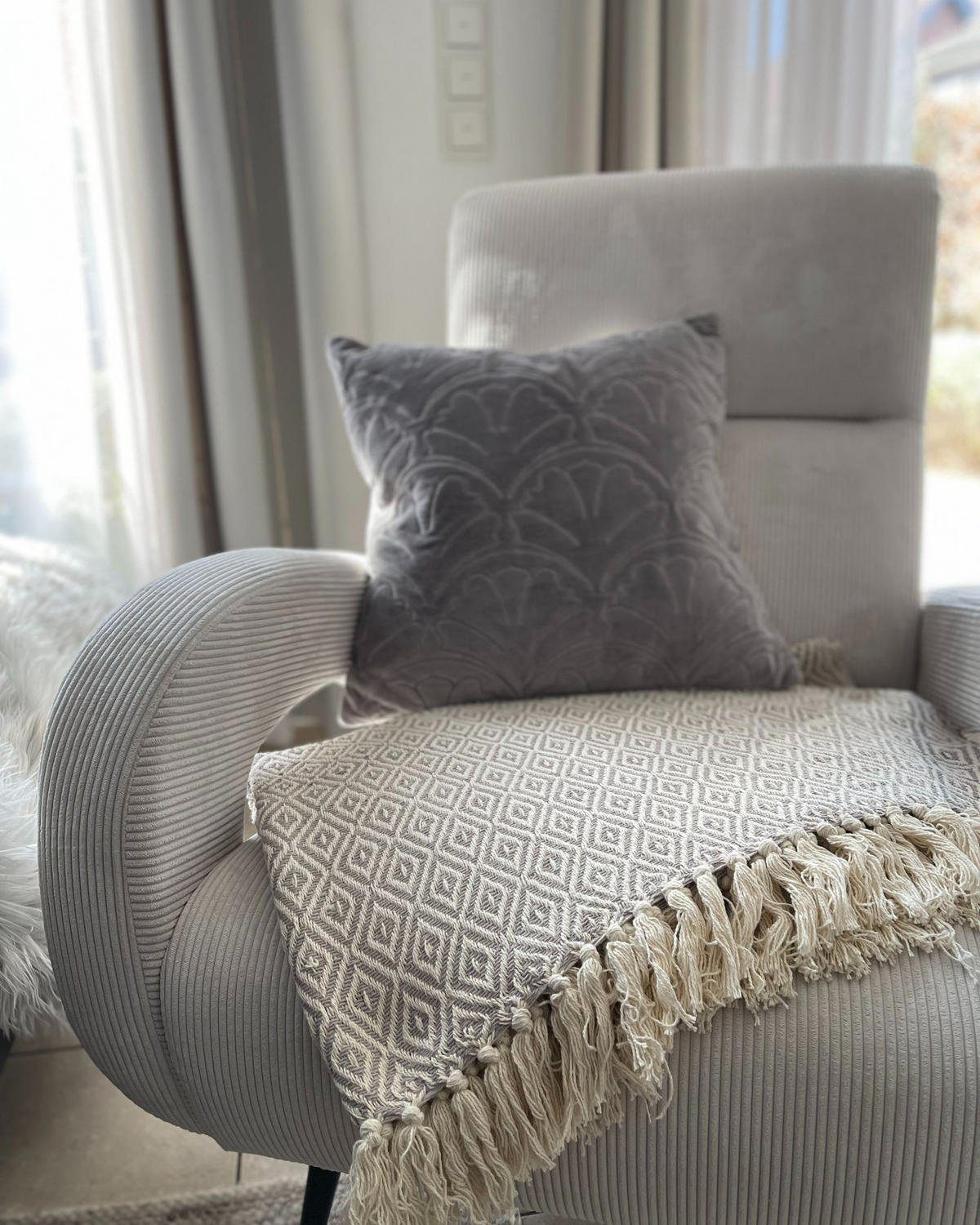 DEKA Světlá Béžová Mityal 125/150 cm - béžová, textil/přírodní materiály (125/150cm) - Beliani