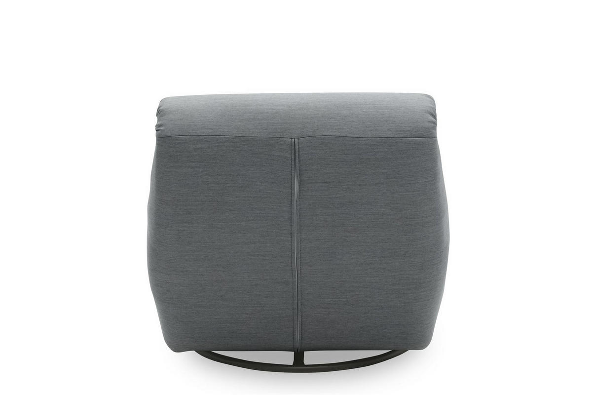 GARTENLOUNGE-RELAXSESSEL 2 Branwen 68x67x88 Outdoorbezug in dunkelgrau - Grau, Kunststoff (68/67/88cm) - 58aufmkessel