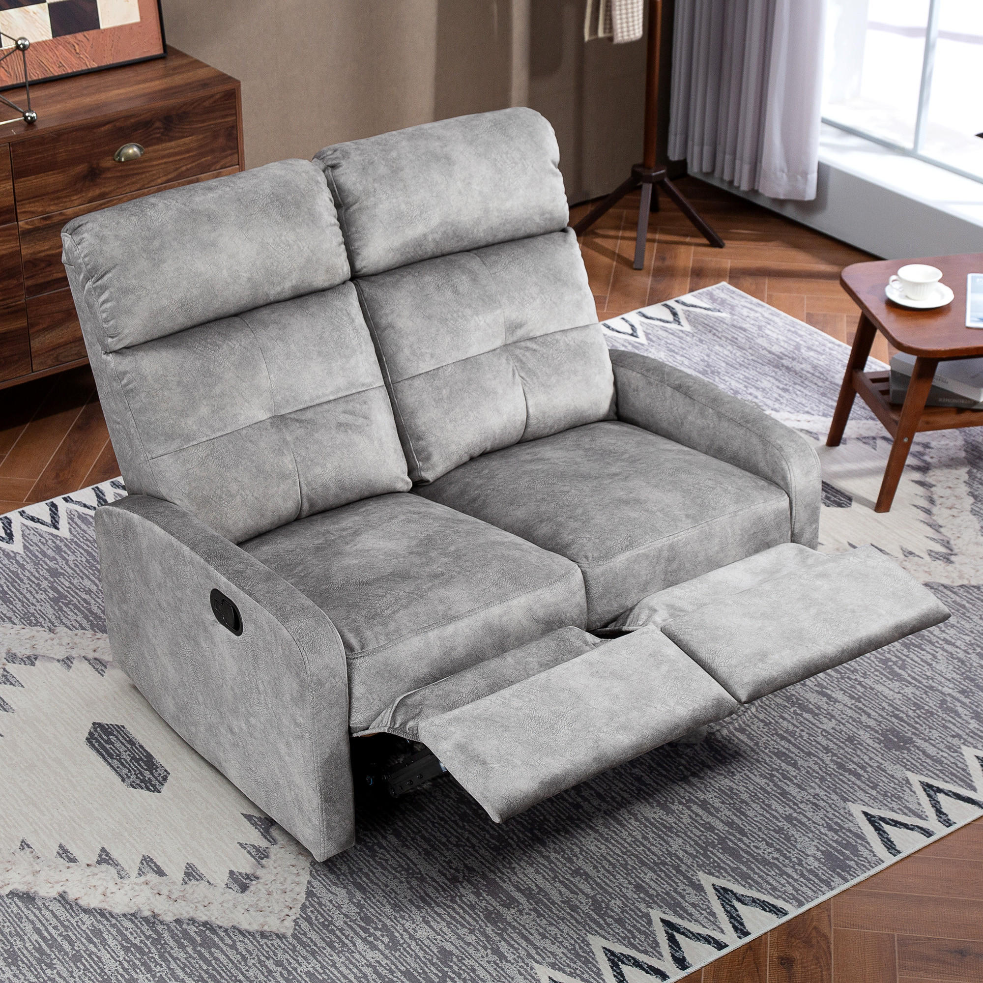 Thumbnail - Homcom Fernsehsessel, Grau, Textil, 95x101x118 cm, Wohnzimmer, Sessel, Relaxsessel