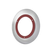 LED-DECKENLEUCHTE - Rot, Metall (35/35/7cm) - Lumicom