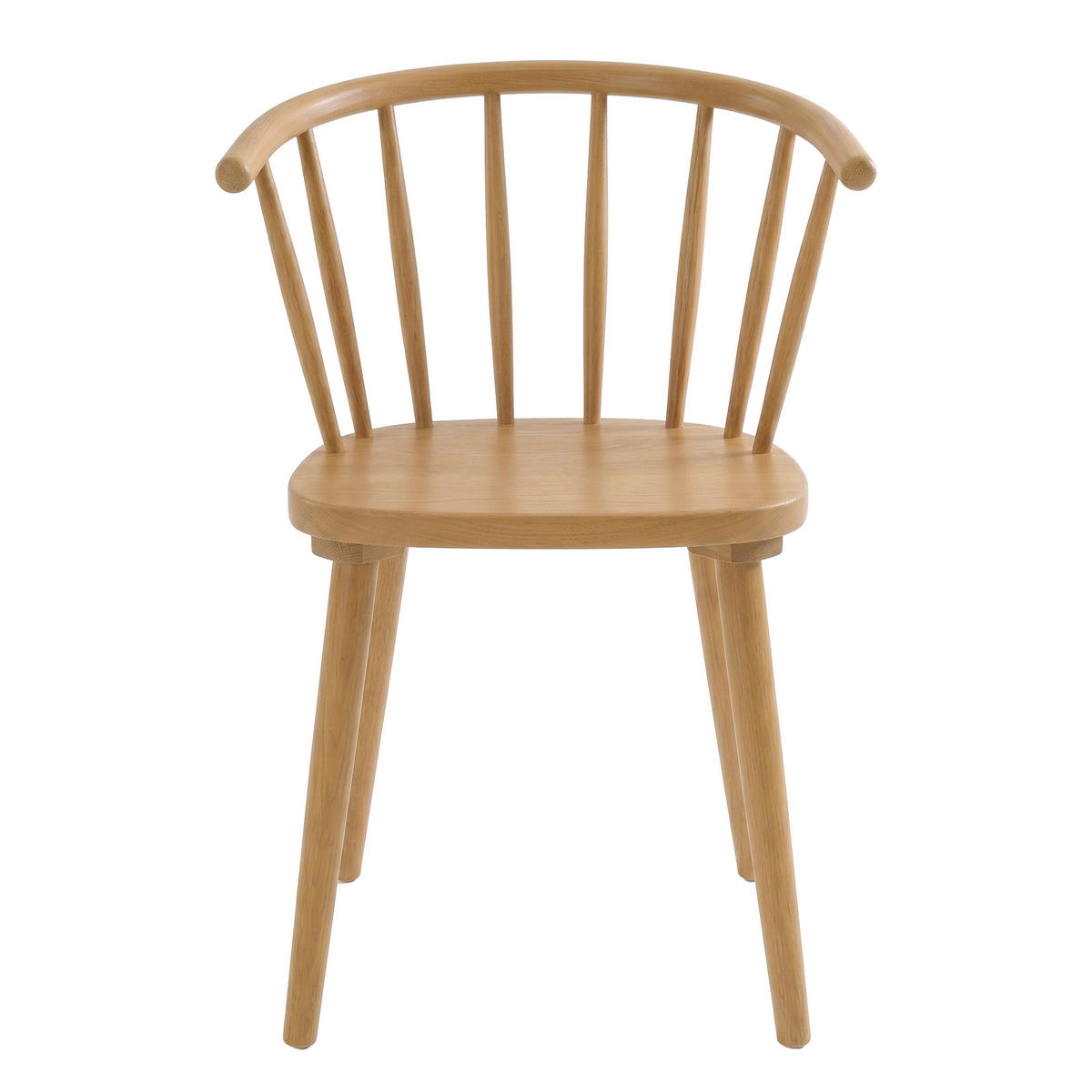 STÜHLE 2-tlg., Beigefarbe - Beige, Holz (44/76/42cm) - Oviala