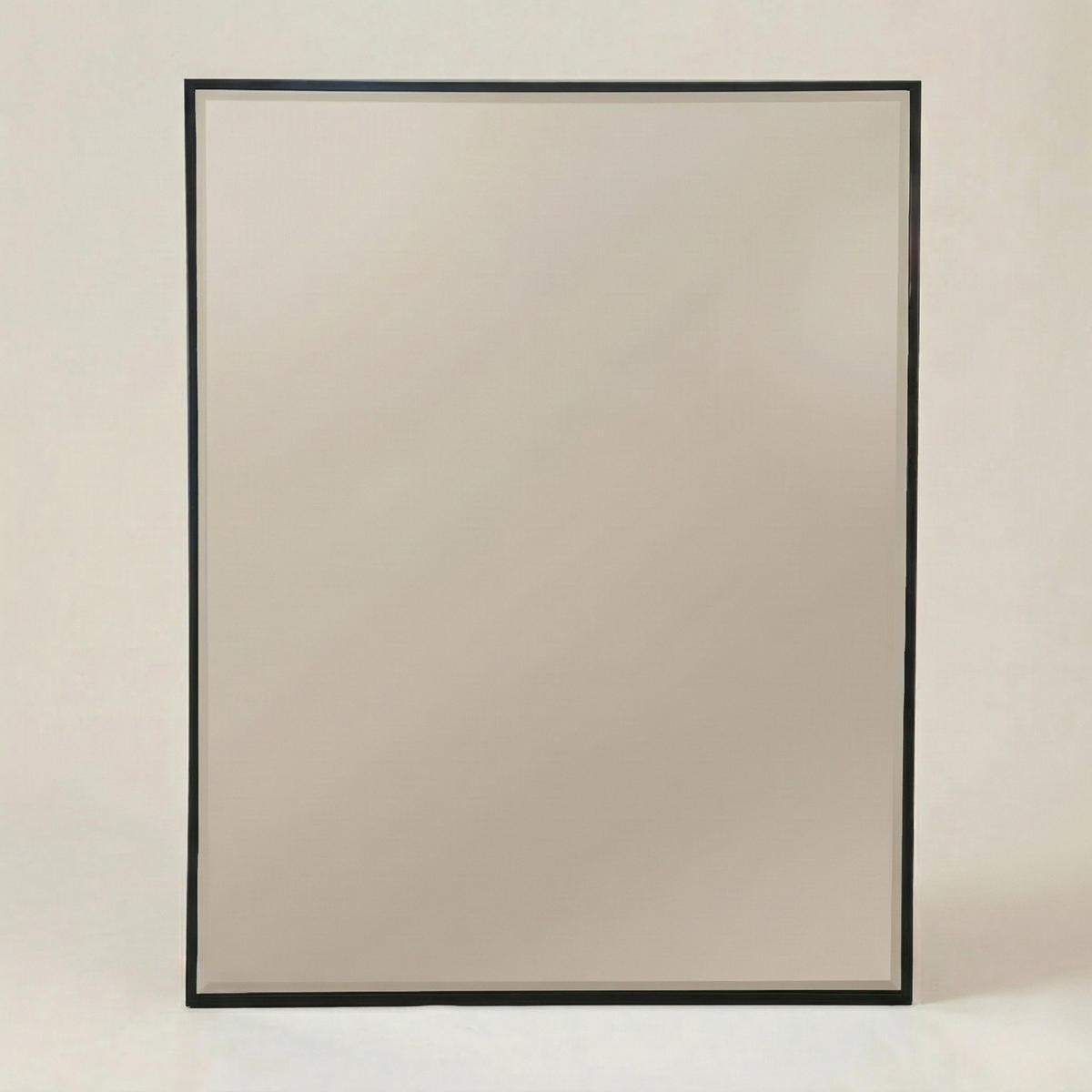 WANDSPIEGEL Skarp 60 x 80 cm - Schwarz, Glas (80/60/3cm) - EDAXO