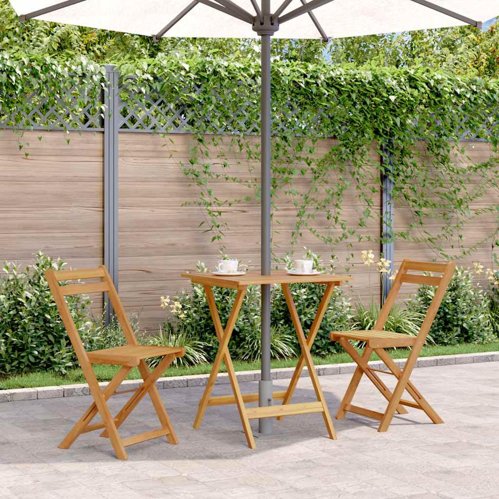 GARTENTISCH Tischgan 60/75/60 cm - Hellbraun, Naturmaterialien (60/60/75cm) - ZMH