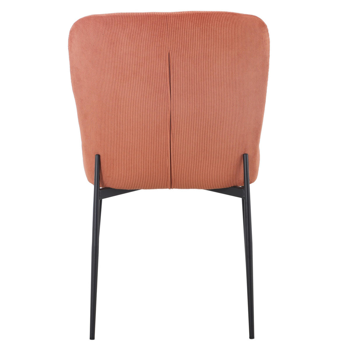ESSZIMMERSTÜHLE 2er Set FREDDIE Rostrot - Rot, Textil (48/83/56cm) - SVITA