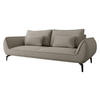 SCHLAFSOFA Cavo 3R - Beige/Schwarz, Holz/Textil (249/86/118cm) - MIRJAN24