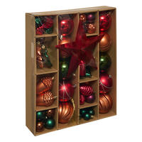 CHRISTBAUMKUGELN 60er-Set - Multicolor, Kunststoff (8/8/8cm) - Atmosphera Createur d´interieur