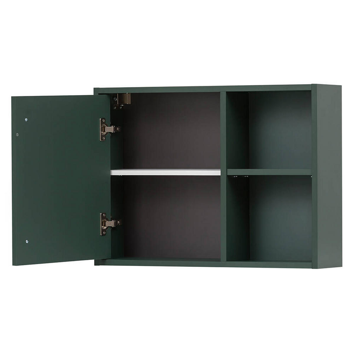 HÄNGESCHRANK Kella-80 - Grün, Holzwerkstoff (67/49/16cm) - Lomado