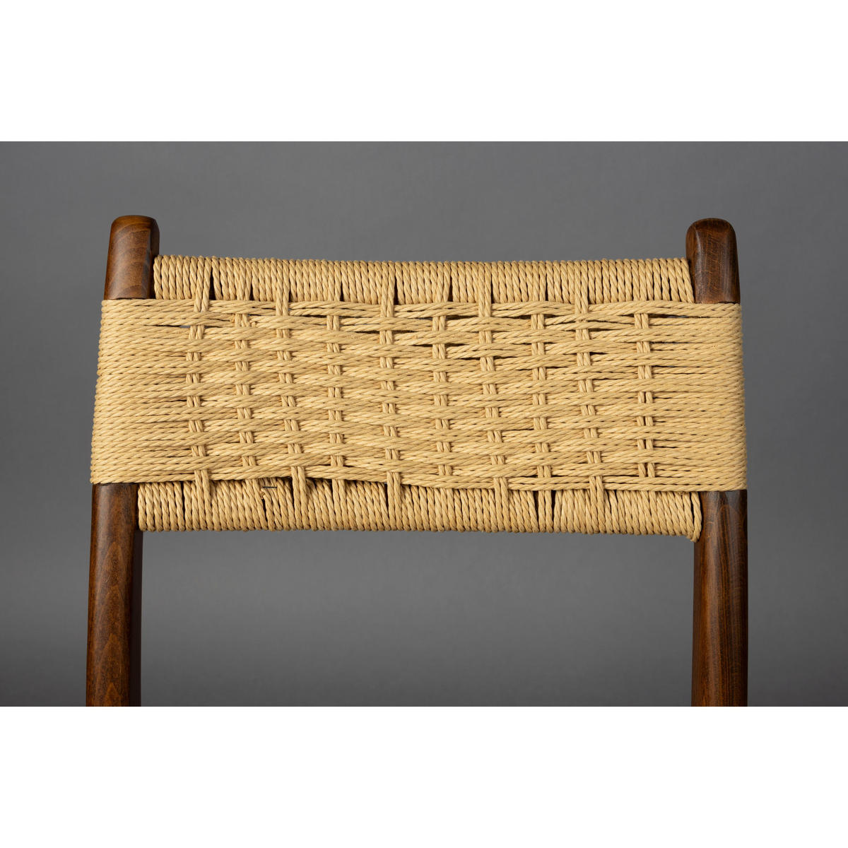 ESSZIMMERSTUHL Cecile Walnussfarbe - 2 er Set - Braun, Holz (50.2/81.3/47.1cm) - Dutchbone