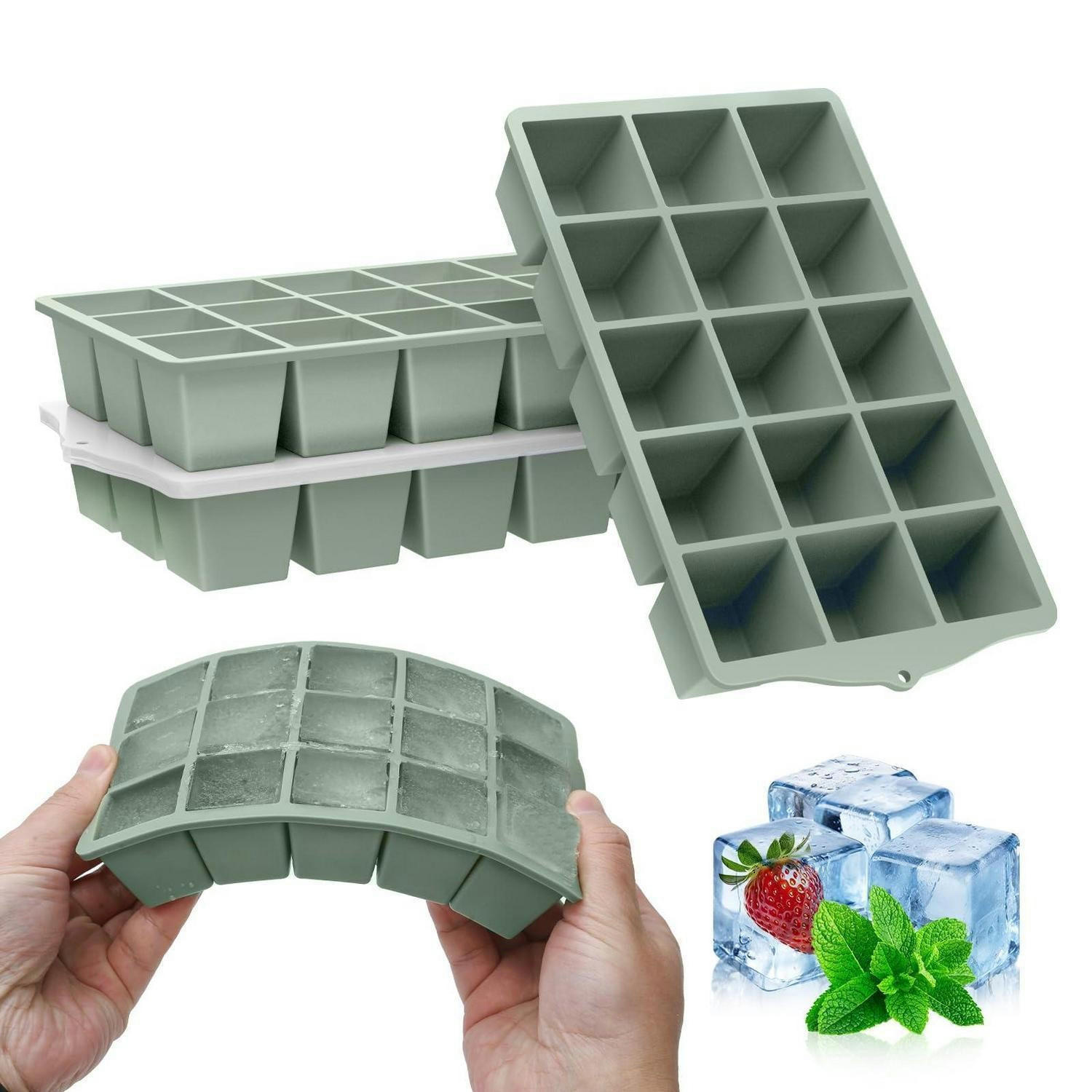 XXXLutz Eiswürfelform Grün 11x3.5x19 cm