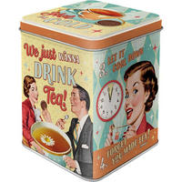 TEEDOSE Say it 50's! Tea & Cookies Together - Multicolor, Metall (1/9.5cm) - Nostalgic-Art