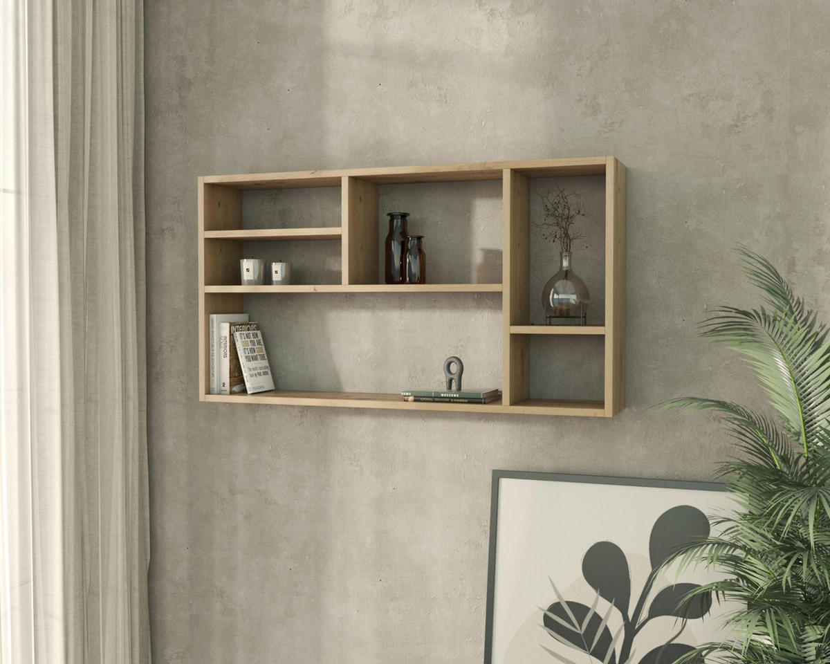 WANDREGAL MILANO Artisan Eiche 109,2/18/60 cm - Eiche Artisan, Holzwerkstoff (109.2/60/18cm) - Matkam Möbel