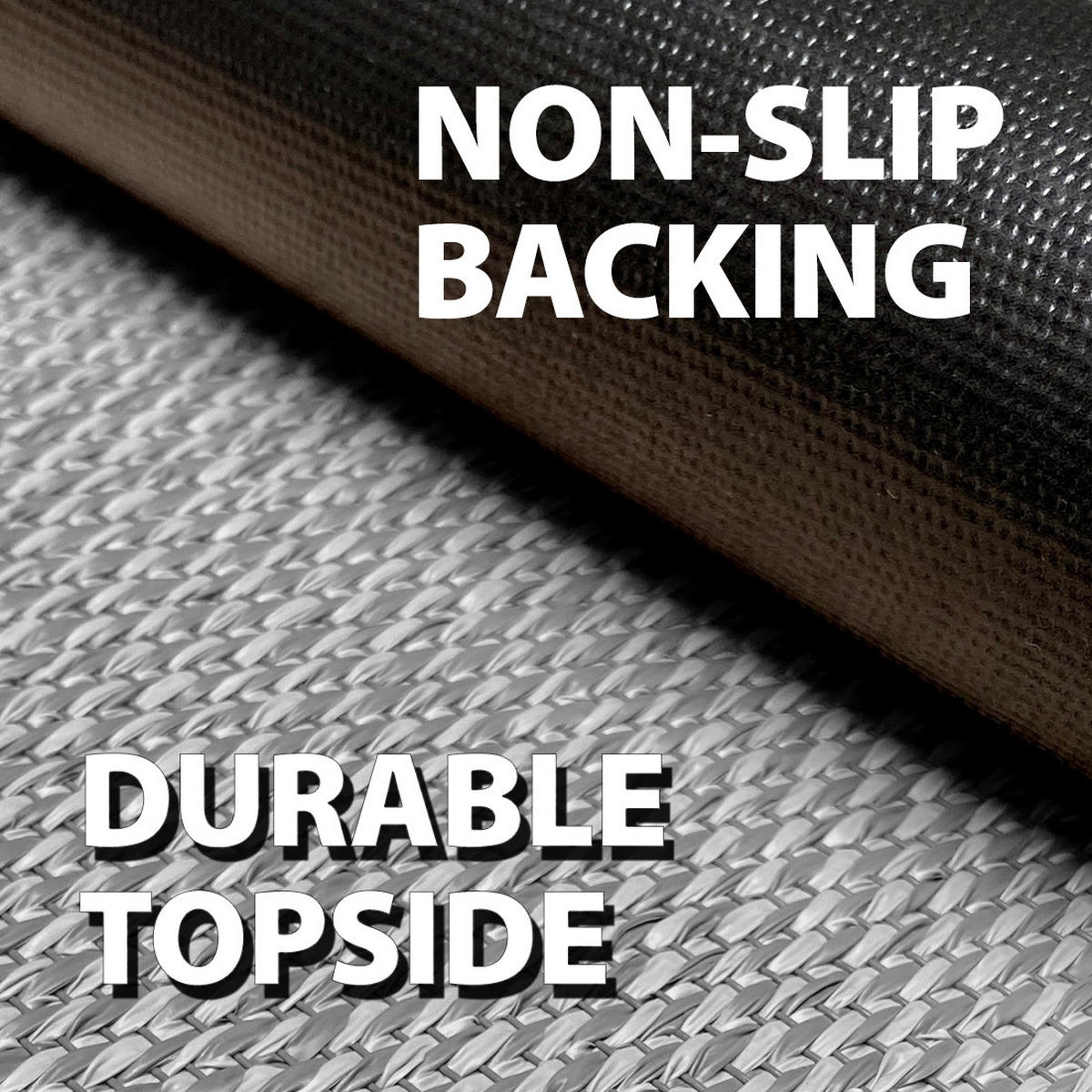 VINYL-LÄUFER, Teppichläufer, strapazierfähig, Premium-Qualität, Grau 80X900 cm - Grau, Kunststoff (80/900cm) - STORESDECO