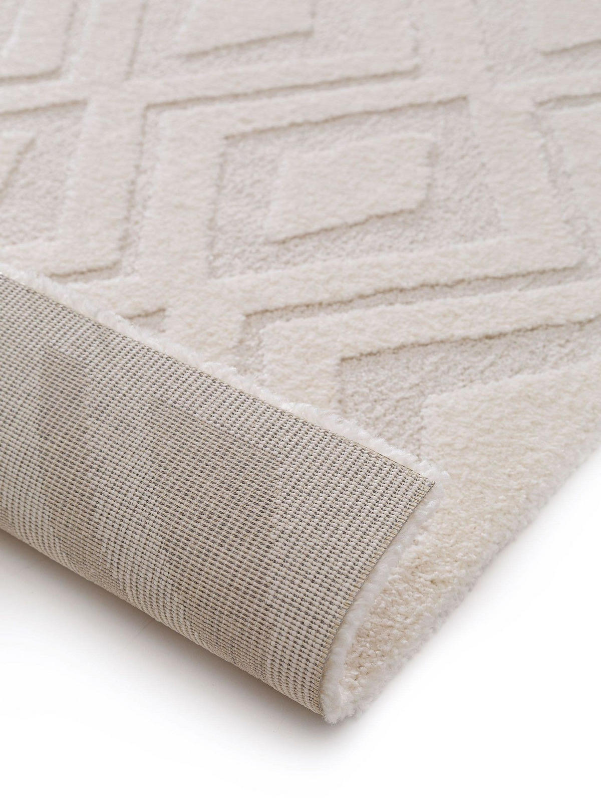 TEPPICH Teppich Eve Beige - Beige, Kunststoff/Textil (160/1cm) - KUNSTLOFT