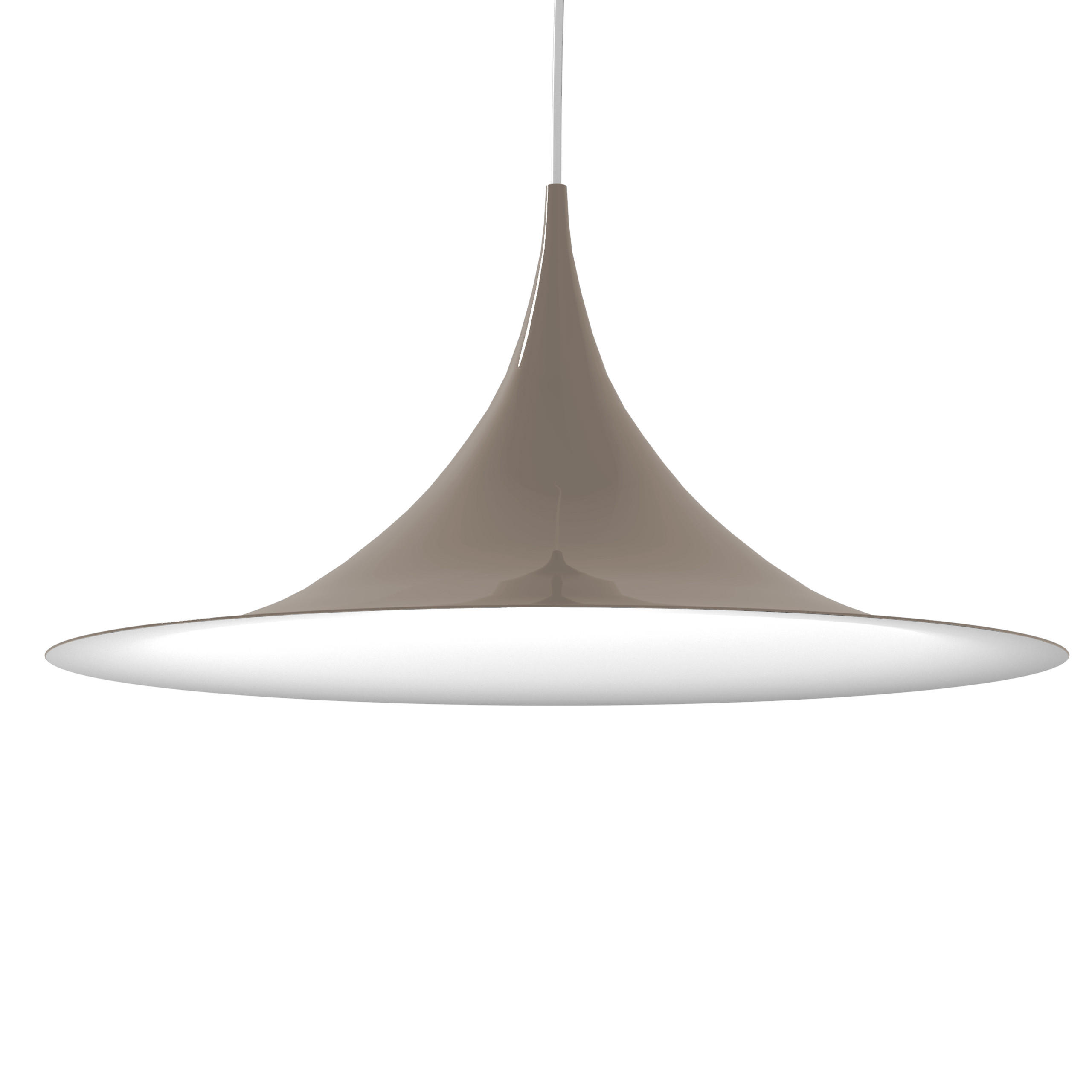 HÄNGELEUCHTE Louie - Graubraun, Metall (33/33/16cm) - Lumicom