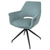 ESSZIMMERSTUHL Grau, Blau - Blau/Grau, Textil (65/86/60cm) - MCW