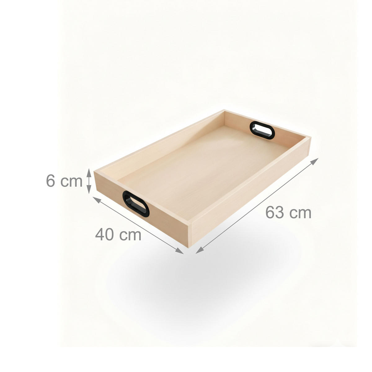 SERVIERWAGEN - Hellbraun, Holzwerkstoff/Kunststoff (70/88/40cm) - Relaxdays