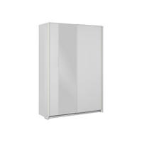 SCHIEBETÜRENSCHRANK Maxi 2D 150 MX02 mit LED Beleuchtung - Weiß, Holzwerkstoff (160/235/71cm) - MIRJAN24