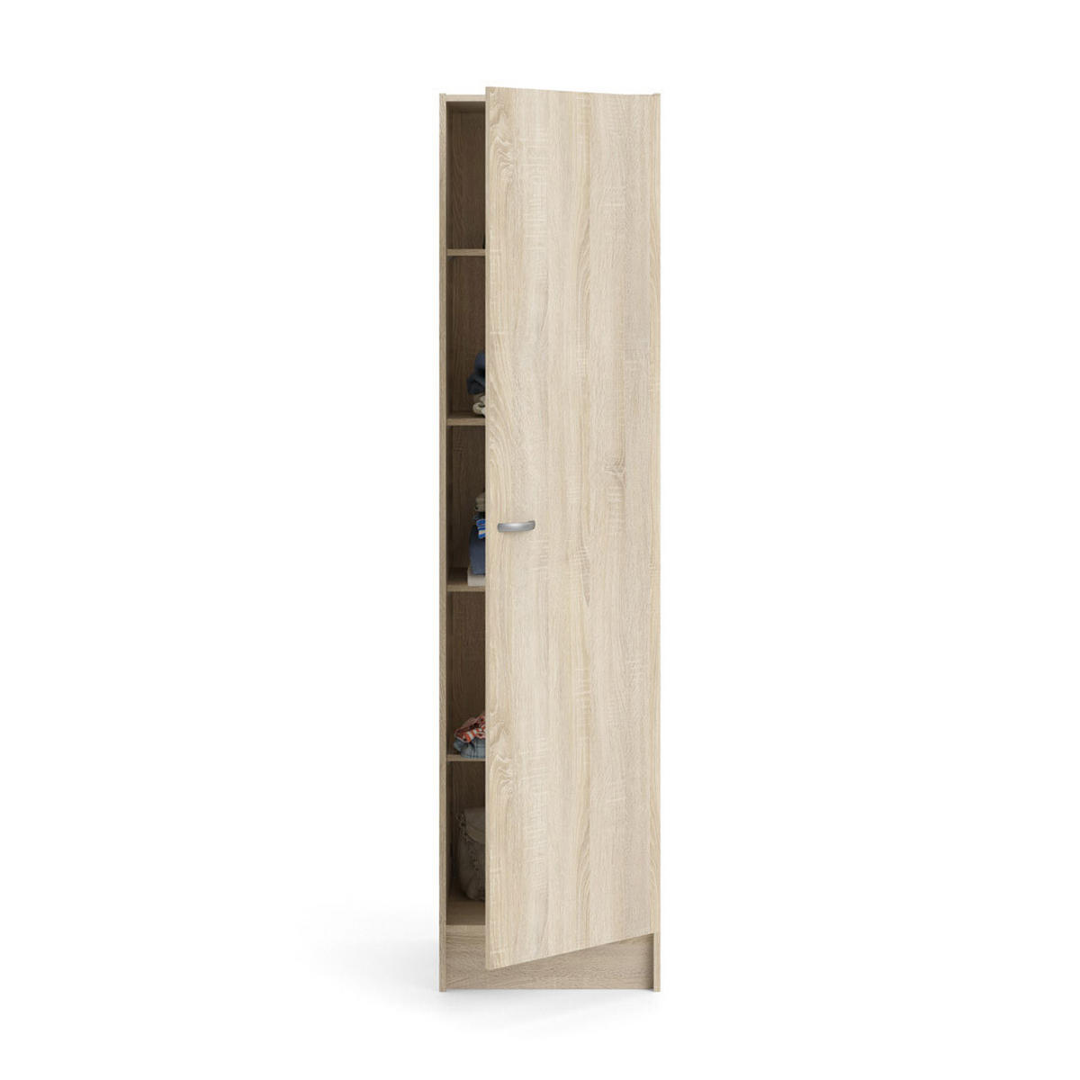 KLEIDERSCHRANK Eiche Dekor - Eiche Wotan, Holzwerkstoff (50/200/48cm) - ebuy24