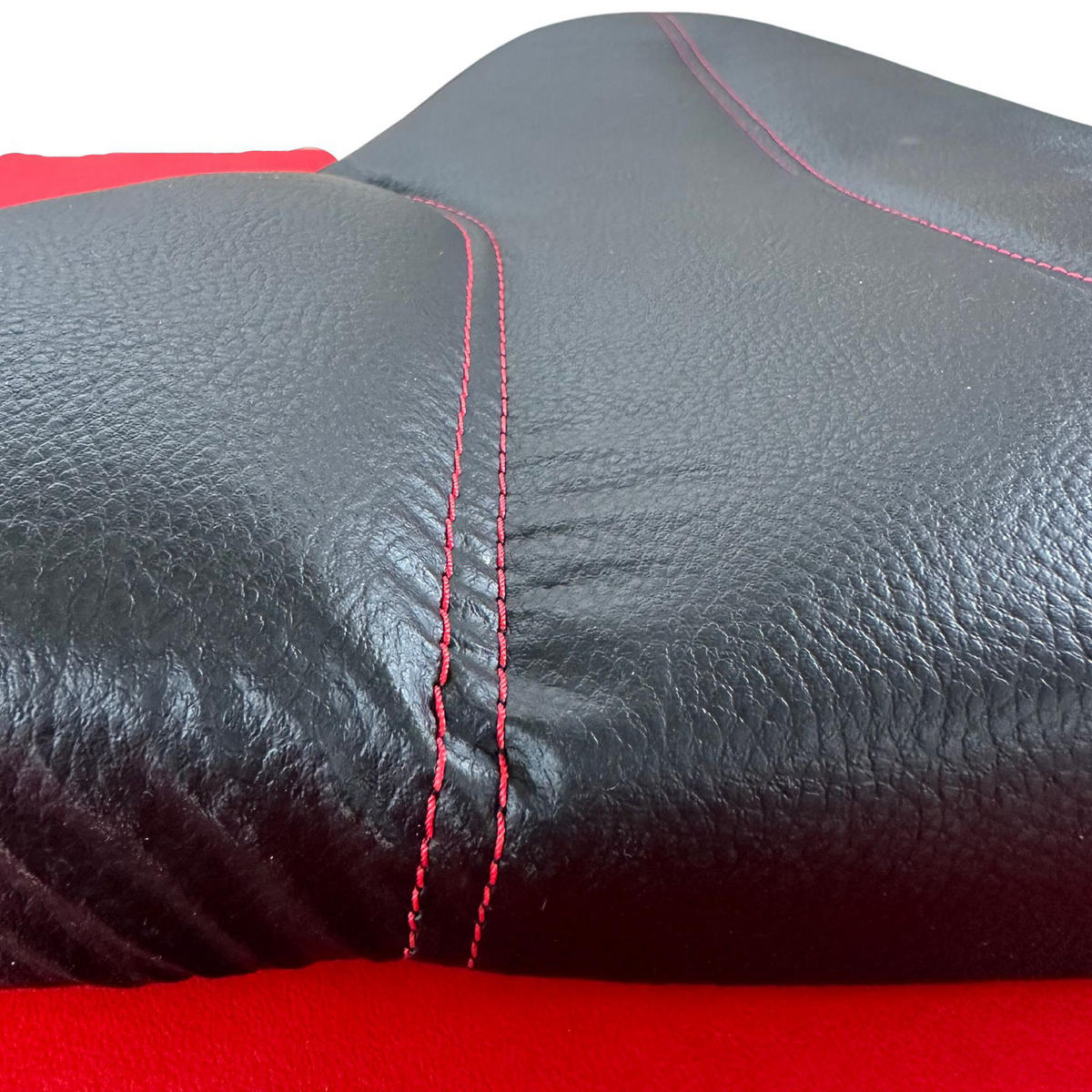 AUTOBETT Sportsitze Rückenlehne für Rio Schwarz Rot - Rot/Schwarz, Holzwerkstoff (90/200cm) - Aileenstore