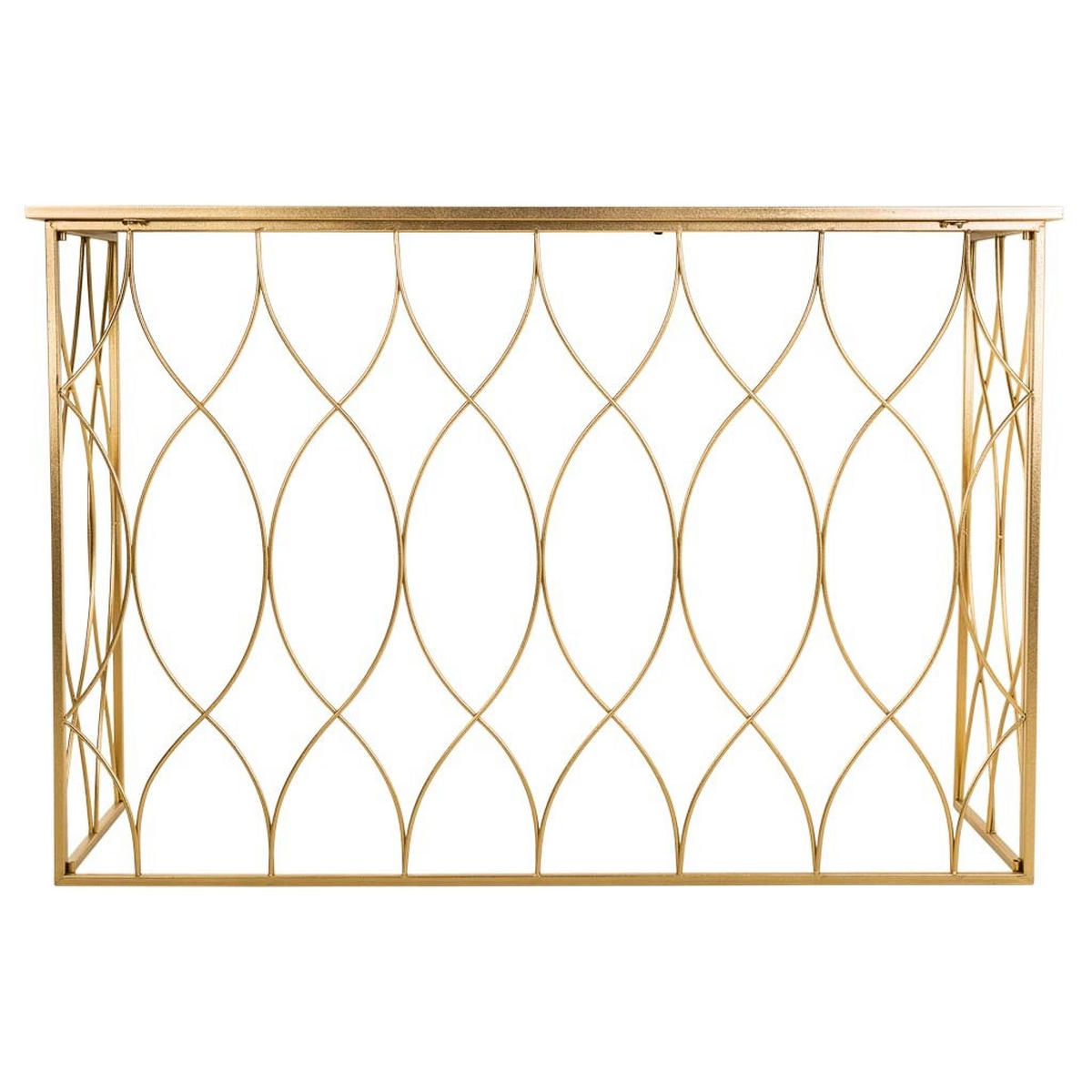 KONSOLE 120x40x80 cm - Goldfarben, Metall (40/120/80cm) - Wanderlust