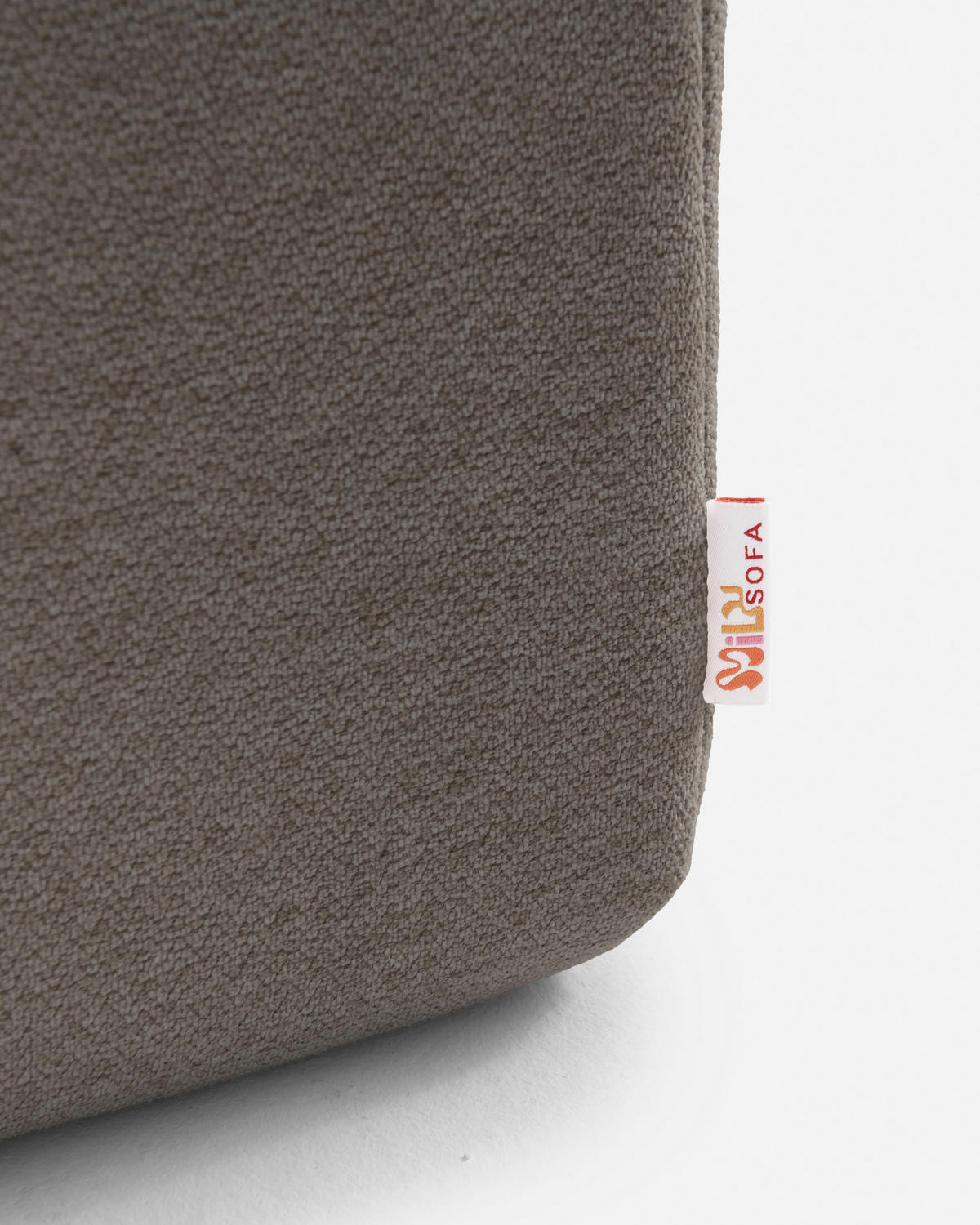 2-SITZER-SOFA Chenille Aschbraun - Braun, Textil (180/73/95cm) - MILYsofa